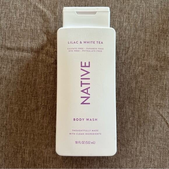 Native Lilac & White Tea Body Wash Clean, Simple, Effective 18 fl oz** NEW *** - Picture 2 of 6